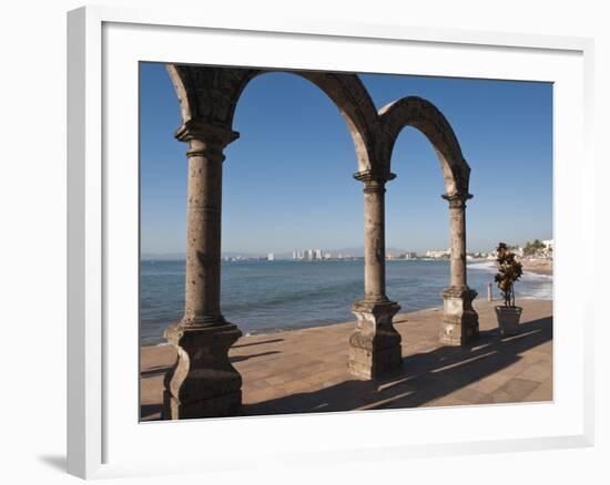 The Arches Sculpture on the Malecon, Puerto Vallarta, Jalisco, Mexico, North America-Michael DeFreitas-Framed Photographic Print