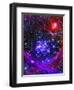 The Arches Star Cluster from Deep Inside the Hub of Our Milky Way Galaxy-Stocktrek Images-Framed Photographic Print