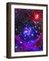 The Arches Star Cluster from Deep Inside the Hub of Our Milky Way Galaxy-Stocktrek Images-Framed Photographic Print