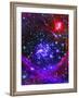 The Arches Star Cluster from Deep Inside the Hub of Our Milky Way Galaxy-Stocktrek Images-Framed Photographic Print