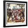 The Archibishop of Canterbury Being Robbed When Travelling During King Stephen's Troubled Reign-Mike White-Framed Giclee Print