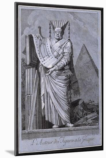 The Architect in a Greek Style, 1771-Ennemond Alexandre Petitot-Mounted Giclee Print