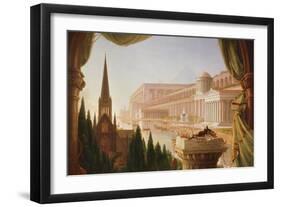 The Architect's Dream, Painting by Thomas Cole-Thomas Cole-Framed Giclee Print