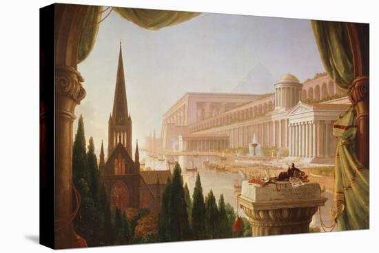 The Architect's Dream, Painting by Thomas Cole-Thomas Cole-Stretched Canvas