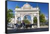 The Arco de Triunfo replica in Parque Jose Marti in the city of Cienfuegos, UNESCO World Heritage S-Michael Nolan-Framed Stretched Canvas