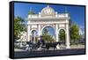 The Arco de Triunfo replica in Parque Jose Marti in the city of Cienfuegos, UNESCO World Heritage S-Michael Nolan-Framed Stretched Canvas