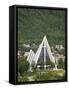 The Arctic Cathedral, Tromso, Norway, Scandinavia, Europe-Michael DeFreitas-Framed Stretched Canvas