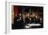 The Arctic Council Planning Search for Sir John Franklin, 1851-Stephen Pearce-Framed Giclee Print