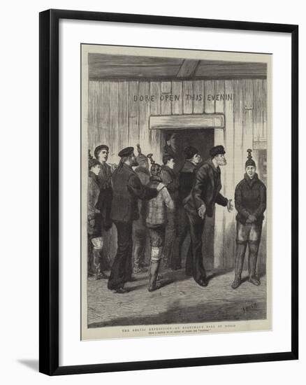 The Arctic Expedition, an Esquimaux Ball at Disco-Joseph Nash-Framed Giclee Print