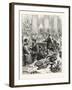 The Arctic Expedition, Banquet at the Mansion House to the Crews of the Alert and Discovery, 1876-null-Framed Giclee Print