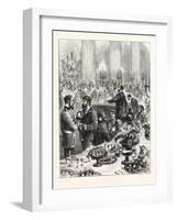 The Arctic Expedition, Banquet at the Mansion House to the Crews of the Alert and Discovery, 1876-null-Framed Giclee Print