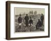 The Arctic Expedition, English Sailors Fraternising with the Esquimaux at Godhavn-Joseph Nash-Framed Giclee Print