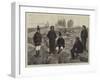 The Arctic Expedition, English Sailors Fraternising with the Esquimaux at Godhavn-Joseph Nash-Framed Giclee Print