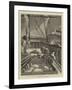 The Arctic Expedition, Esquimaux Dogs on the Deck of the Alert-Samuel Edmund Waller-Framed Giclee Print