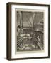The Arctic Expedition, Esquimaux Dogs on the Deck of the Alert-Samuel Edmund Waller-Framed Giclee Print