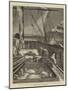 The Arctic Expedition, Esquimaux Dogs on the Deck of the Alert-Samuel Edmund Waller-Mounted Giclee Print