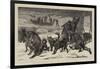 The Arctic Expedition, Packing Up Sledges Ready for a Start-Samuel Edmund Waller-Framed Giclee Print