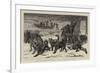 The Arctic Expedition, Packing Up Sledges Ready for a Start-Samuel Edmund Waller-Framed Giclee Print