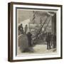 The Arctic Expedition, the Valorous Parting from the Alert and Discovery, the Farewell!-null-Framed Giclee Print