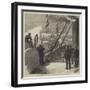 The Arctic Expedition, the Valorous Parting from the Alert and Discovery, the Farewell!-null-Framed Giclee Print