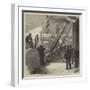 The Arctic Expedition, the Valorous Parting from the Alert and Discovery, the Farewell!-null-Framed Giclee Print