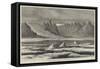 The Arctic Expeditions, South Strom-Fiord, Greenland, the Great Island Glacier in the Distance-null-Framed Stretched Canvas
