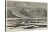 The Arctic Expeditions, South Strom-Fiord, Greenland, the Great Island Glacier in the Distance-null-Stretched Canvas