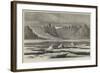 The Arctic Expeditions, South Strom-Fiord, Greenland, the Great Island Glacier in the Distance-null-Framed Giclee Print