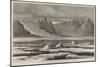 The Arctic Expeditions, South Strom-Fiord, Greenland, the Great Island Glacier in the Distance-null-Mounted Giclee Print