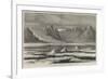 The Arctic Expeditions, South Strom-Fiord, Greenland, the Great Island Glacier in the Distance-null-Framed Giclee Print