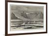 The Arctic Expeditions, South Strom-Fiord, Greenland, the Great Island Glacier in the Distance-null-Framed Giclee Print