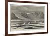 The Arctic Expeditions, South Strom-Fiord, Greenland, the Great Island Glacier in the Distance-null-Framed Giclee Print