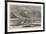 The Arctic Expeditions, South Strom-Fiord, Greenland, the Great Island Glacier in the Distance-null-Framed Giclee Print