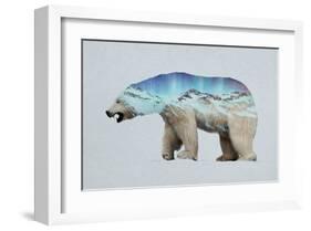 The Arctic Polar Bear-Davies Babies-Framed Premium Giclee Print