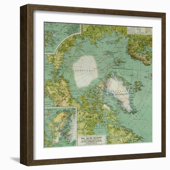 The Arctic Regions-null-Framed Giclee Print