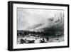 The Arctic Squadron in Leevely Harbour, Island of Disco, Coast of Greenland, 1855-null-Framed Giclee Print