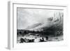 The Arctic Squadron in Leevely Harbour, Island of Disco, Coast of Greenland, 1855-null-Framed Giclee Print