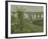 The Arcueil Aqueduct at Sceaux Railroad Crossing, 1874-Jean Baptiste Armand Guillaumin-Framed Giclee Print