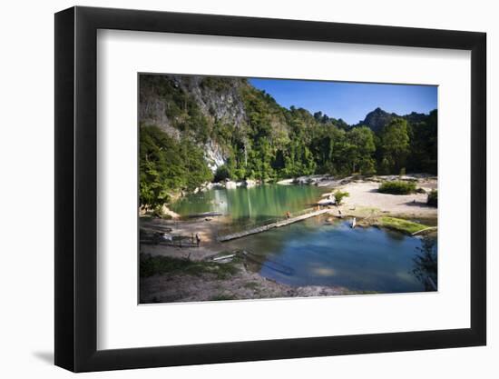 The Area Surrounding the Caves Is Stunning Natural Scenery, Kong Lor-Micah Wright-Framed Photographic Print