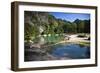 The Area Surrounding the Caves Is Stunning Natural Scenery, Kong Lor-Micah Wright-Framed Photographic Print