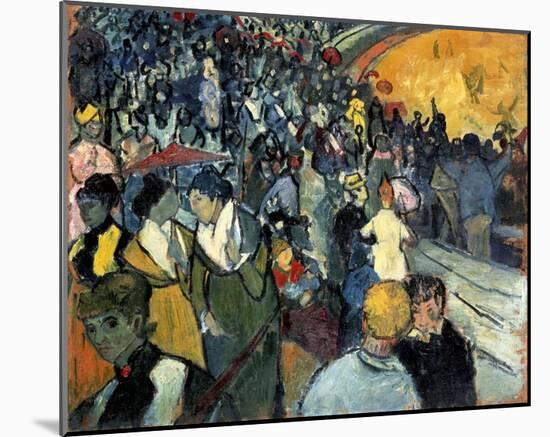 The Arena at Arles-Vincent van Gogh-Mounted Art Print