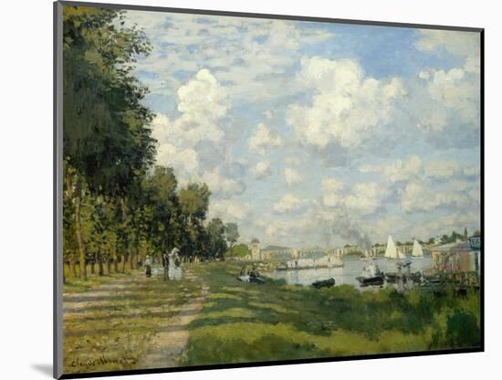 The Argenteuil Basin-Claude Monet-Mounted Giclee Print