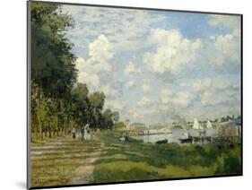 The Argenteuil Basin-Claude Monet-Mounted Giclee Print