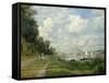 The Argenteuil Basin-Claude Monet-Framed Stretched Canvas