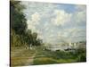 The Argenteuil Basin-Claude Monet-Stretched Canvas