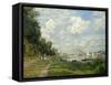 The Argenteuil Basin-Claude Monet-Framed Stretched Canvas