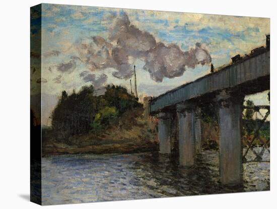 The Argenteuil Bridge-Claude Monet-Stretched Canvas