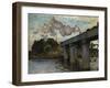 The Argenteuil Bridge-Claude Monet-Framed Giclee Print