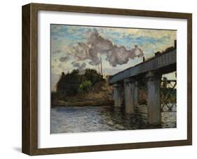 The Argenteuil Bridge-Claude Monet-Framed Giclee Print