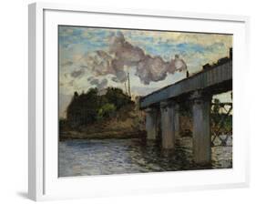 The Argenteuil Bridge-Claude Monet-Framed Giclee Print